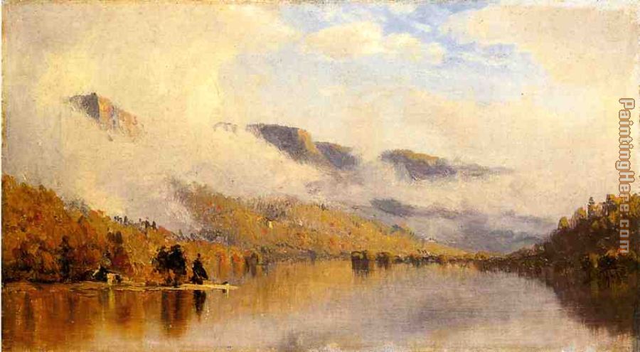 Clearing Storm over Lake George painting - Sanford Robinson Gifford Clearing Storm over Lake George art painting